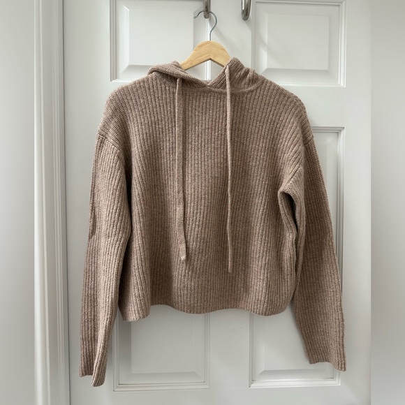 Quince Mongolian Cashmere Fisherman Hoodie - Picture 1 of 7